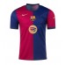 Maillot de foot Barcelona Domicile vêtements 2024-25 Manches Courtes